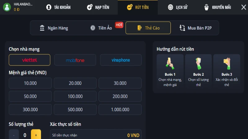 Thao tác nạp tiền 11bet siêu nhanh và an toàn chỉ với vài bước