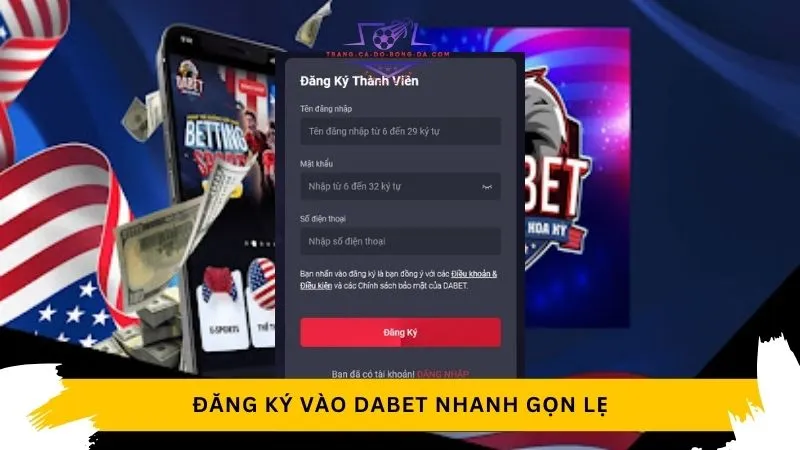 Bảng đăng ký Debet 