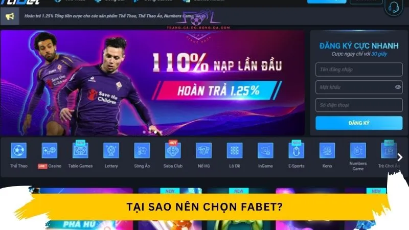 Tại sao nên chọn Fabet?