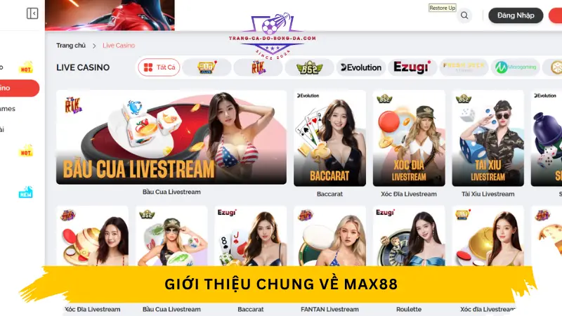 Giới thiệu chung về Max88