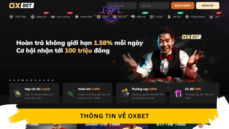 Thông tin về Oxbet