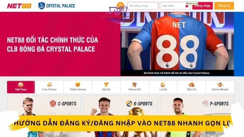 Hướng dẫn tạo tài khoản Net88 nhanh chóng 